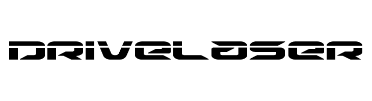 Drive Laser  Frei Schriftart Herunterladen