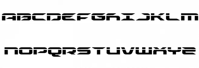 Drive Laser Font Litere mari