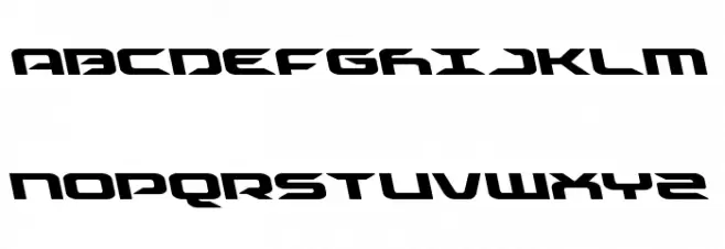 Drive Leftalic Caratteri MAIUSCOLE