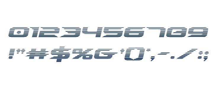 Drive Scanlines Italic Other Characters