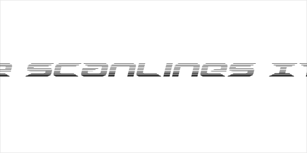 Drive Scanlines Italic Logo