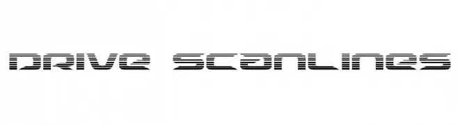 Drive Scanlines  Descarca Fonturi Gratis
