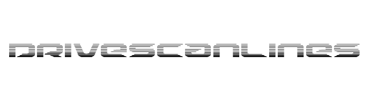 Drive Scanlines  font caratteri gratis