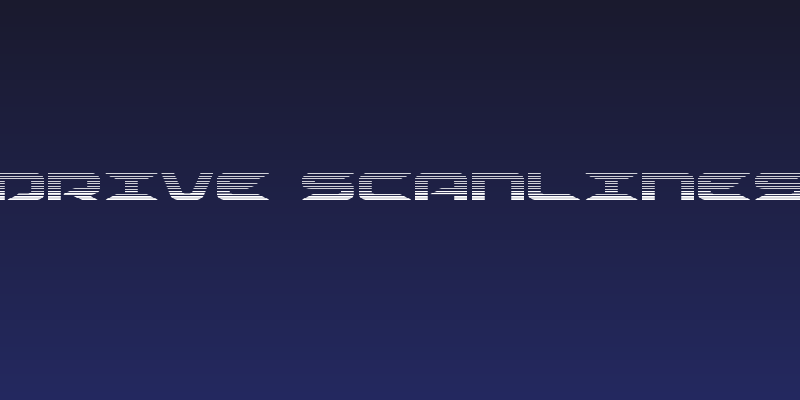 Drive Scanlines Social Header