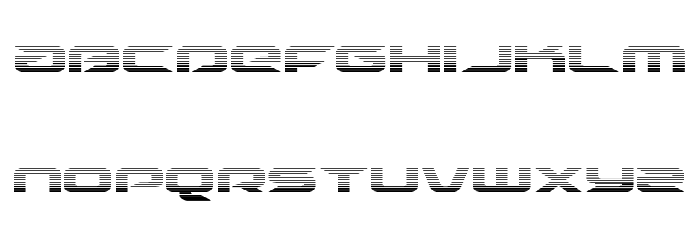 Drive Scanlines Font LOWERCASE