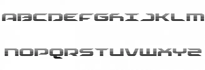 Drive Scanlines Fonte MAIÚSCULAS