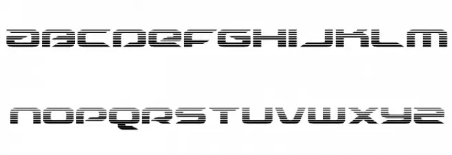 Drive Scanlines Caratteri MINUSCOLO