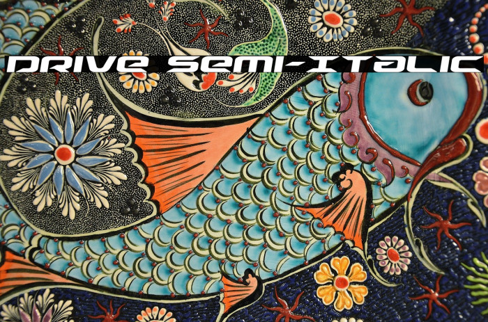 Drive Semi-Italic Example 1