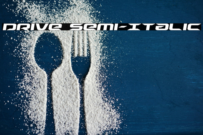 Drive Semi-Italic Example 3