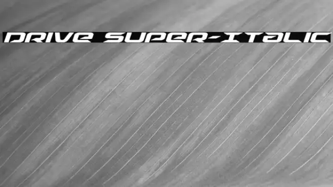 Drive Super-Italic Example 2