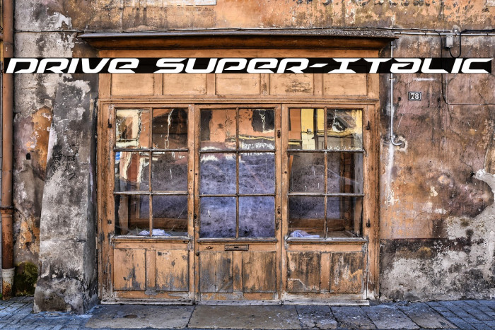 Drive Super-Italic Example 3