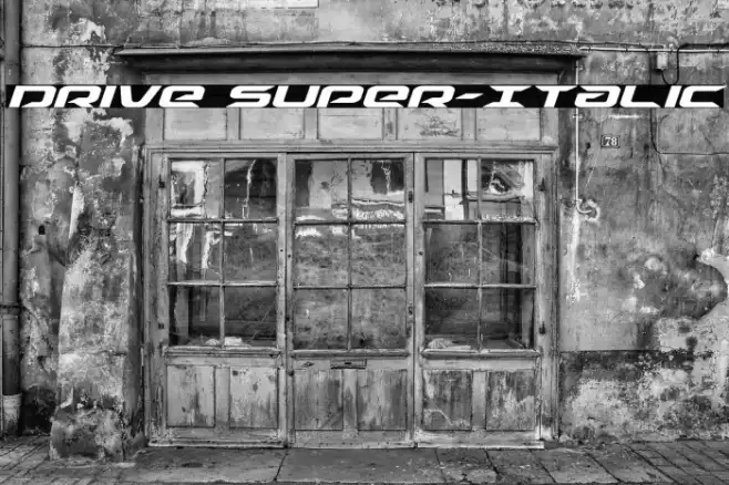 Drive Super-Italic Example 3