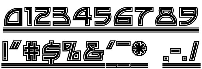 Drive-Thru NF Font OTHER CHARS