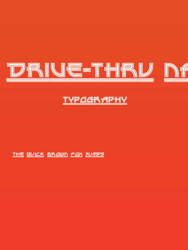 Drive-Thru NF Poster