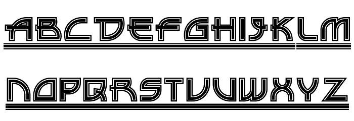 Drive-Thru NF Font LOWERCASE