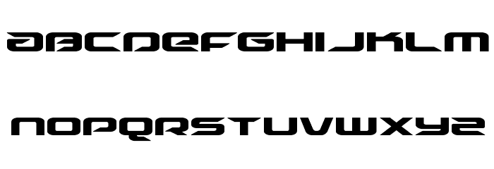 Drive Font LOWERCASE