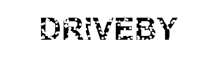 Driveby  Frei Schriftart Herunterladen