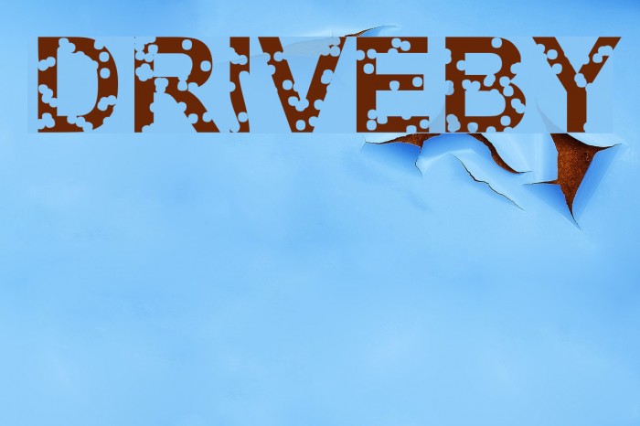 Driveby Font examples