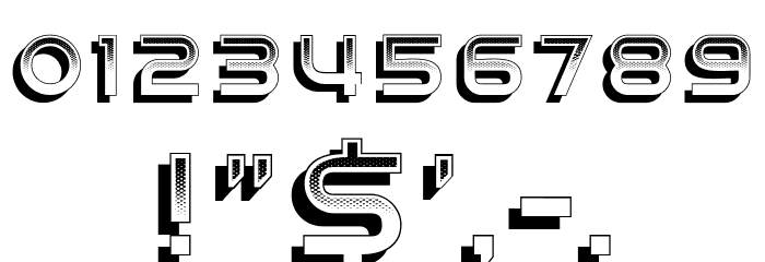 Driveller Regular Font OTHER CHARS