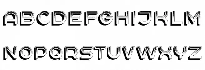 Driveller Regular Шрифта ВЕРХНИЙ