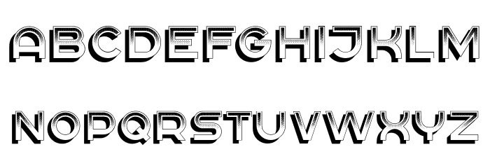 Driveller Regular Font LOWERCASE