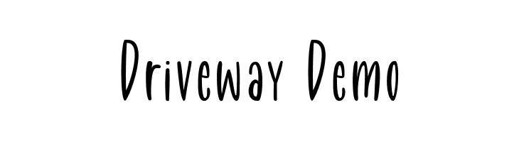 Driveway Demo  لخطوط تنزيل