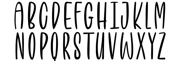 Driveway Demo Font UPPERCASE