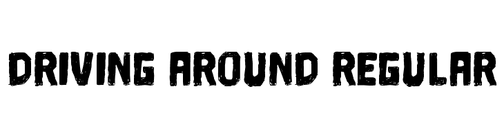 Driving Around Regular  Frei Schriftart Herunterladen