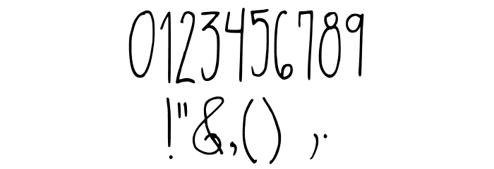 Drm Handwritten Thin Regular Font OTHER CHARS