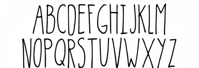Drm Handwritten Thin Regular Fonte MAIÚSCULAS