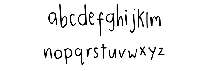 Drm Handwritten Thin Regular Font LOWERCASE