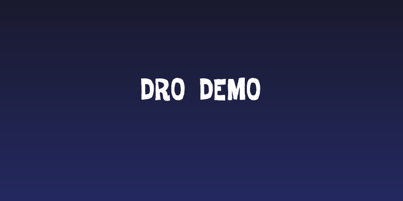 Dro DEMO Social Header