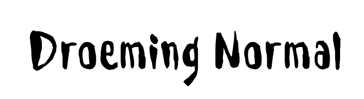 Droeming Normal  Free Fonts Download