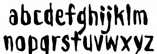 Droeming Normal Schriftart Kleinbuchstaben