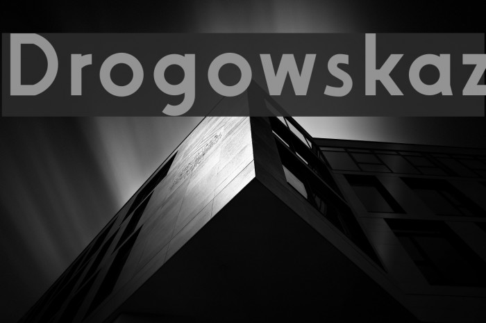 Drogowskaz Font examples
