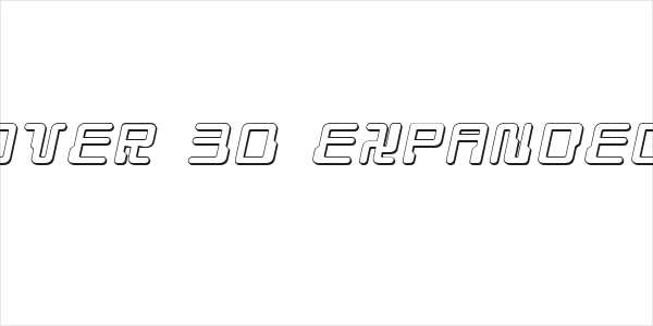 Droid Lover 3D Expanded Italic Logo