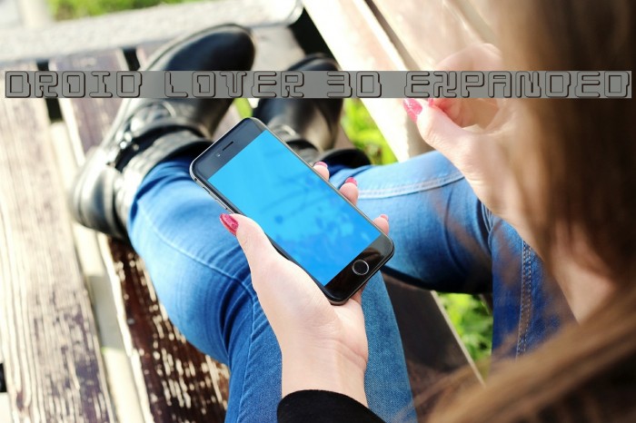 Droid Lover 3D Expanded لخطوط تنزيل examples