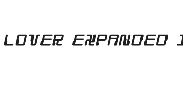 Droid Lover Expanded Italic Logo