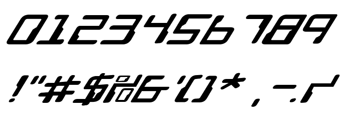Droid Lover Expanded Rotalic Font OTHER CHARS
