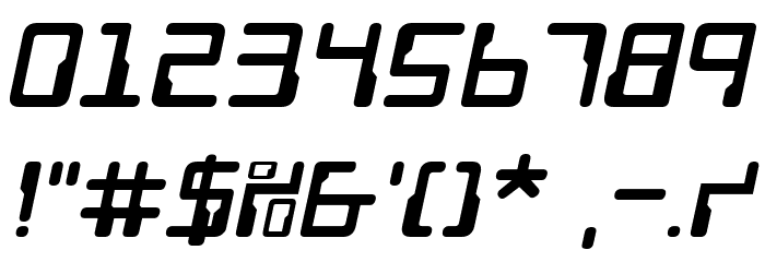 Droid Lover Italic Font OTHER CHARS
