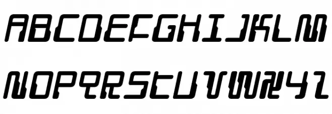 Droid Lover Italic Schriftart Groß