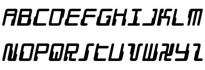 Droid Lover Italic Font LOWERCASE