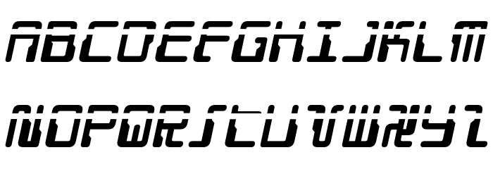 Droid Lover Laser Italic Font LOWERCASE