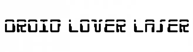 Droid Lover Laser  Fuentes Gratis Descargar