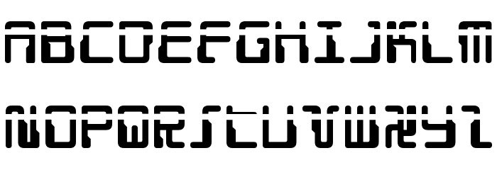 Droid Lover Laser Font LOWERCASE