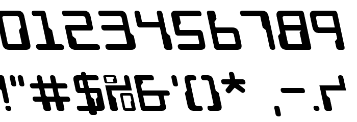 Droid Lover Leftalic Font OTHER CHARS