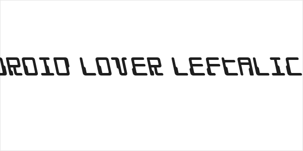 Droid Lover Leftalic Logo