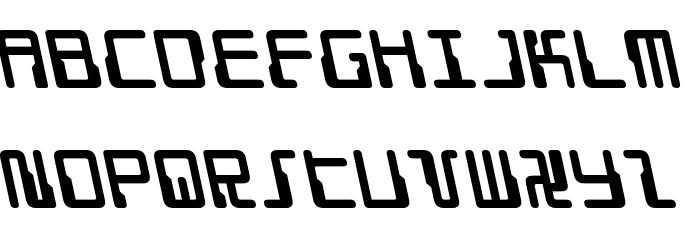 Droid Lover Leftalic Font LOWERCASE