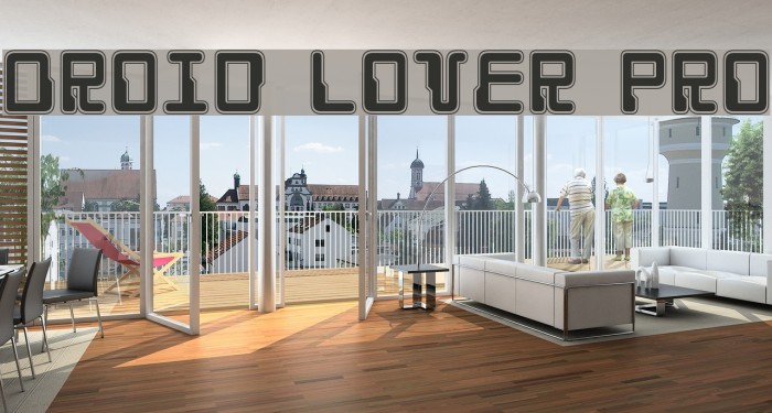 Droid Lover Pro Font examples