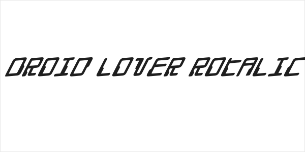 Droid Lover Rotalic Logo
